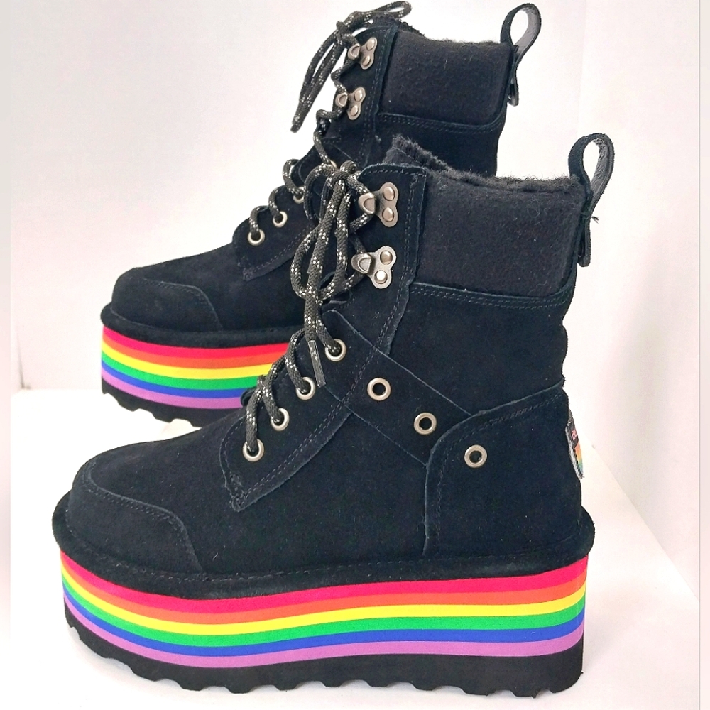 Bearpaw‎ Retro Alicia Platform Pride Boots, NEW, Size 6|EUR 37 - Picture 2 of 12